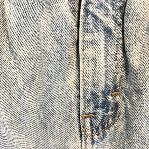 Vintage High Rise Tapered Pleat Front Mom Jeans - Picture 9 of 10